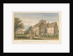 Oxfordshire - Shiplake Church and Parsonage House, 1830 by John Buckler