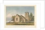 Oxfordshire - Shiplake Church, 1830 by John Buckler
