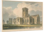 Oxfordshire - Stanton Harcourt Church, 1830 by John Buckler