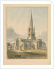 Oxfordshire - Witney Church, 1802 by John Buckler