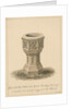 Surrey - Tooting - Font in the Revd. Mr. Lord's Garden: sepia drawing, 1827 by John Buckler