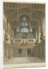 Sussex - Cowdray House - Interior of Hall, 1828 by John Buckler