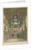 Sussex - Cowdray House - Interior of Hall, 1828 by John Buckler