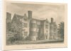 Sussex - Lewes - Glynde Place: sepia drawing, 1830 by John Buckler