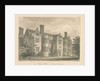 Sussex - Lewes - Glynde Place: sepia drawing, 1830 by John Buckler