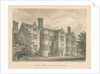 Sussex - Lewes - Glynde Place: sepia drawing, 1830 by John Buckler