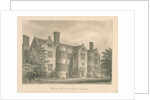 Sussex - Lewes - Glynde Place: sepia drawing, 1830 by John Buckler