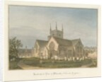 Sussex - Petworth Church, 1825 by John Buckler