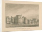 Yorkshire - Skipton Castle: sepia drawing, 1818 by John Buckler