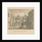 Yorkshire - Skipton Castle: sepia drawing, 1818 by John Chessell Buckler