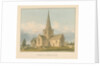 Wiltshire - Chilmark Church, 1814 by John Buckler