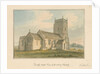 Wiltshire - Semley Church, 1817 by John Buckler