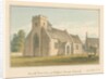 Wiltshire - Teffont Evias Church, 1817 by John Buckler
