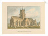 Wiltshire - Tisbury Church, 1804 by John Buckler