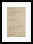 Worcestershire - List of Views contained in Buckler's portfolio: manuscript, 1833 by John Buckler