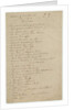 Worcestershire - List of Views contained in Buckler's portfolio: manuscript, 1833 by John Buckler