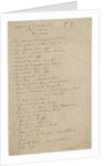 Worcestershire - List of Views contained in Buckler's portfolio: manuscript, 1833 by John Buckler