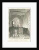 Worcestershire - Droitwich - Saint Andrew's Church Interior : sepia drawing, 1833 by John Chessell Buckler