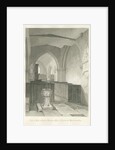 Worcestershire - Droitwich - Saint Andrew's Church Interior : sepia drawing, 1833 by John Chessell Buckler