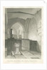 Worcestershire - Droitwich - Saint Andrew's Church Interior : sepia drawing, 1833 by John Chessell Buckler
