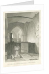 Worcestershire - Droitwich - Saint Andrew's Church Interior : sepia drawing, 1833 by John Chessell Buckler