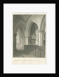 Worcestershire - Droitwich - Saint Andrew's Church Interior by John Chessell Buckler
