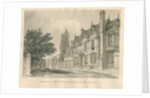 Worcestershire - Droitwich - Saint Andrew's Street Ancient House : sepia drawing, 1833 by John Chessell Buckler