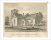 Worcestershire - Droitwich - Saint Peter's Church: sepia drawing, 1833 by John Buckler