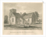 Worcestershire - Droitwich - Saint Peter's Church: sepia drawing, 1833 by John Buckler