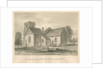 Worcestershire - Droitwich - Saint Peter's Church: sepia drawing, 1833 by John Buckler