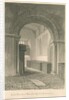 Worcestershire - Droitwich - Saint Peter's Church Interior : sepia drawing, 1833 by John Chessell Buckler