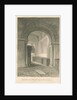 Worcestershire - Droitwich - Saint Peter's Church Interior : sepia drawing, 1833 by John Chessell Buckler