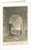 Worcestershire - Droitwich - Saint Peter's Church Interior : sepia drawing, 1833 by John Chessell Buckler