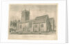 Abbots Bromley Church : sepia drawing, 1839 by John Buckler