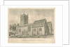Abbots Bromley Church : sepia drawing, 1839 by John Buckler