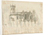Abbots Bromley Church : pencil sketch with slight wash, nd [1762-1802] by Stebbing Shaw