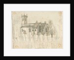 Abbots Bromley Church : pencil sketch with slight wash, nd [1762-1802] by Stebbing Shaw