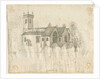Abbots Bromley Church : pencil sketch with slight wash, nd [1762-1802] by Stebbing Shaw