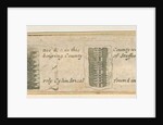 Abbots Bromley: engraved strips of sections of fossil stones, nd. [?19th cent] by Anonymous Anonymous