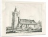 Acton Trussell Church: pen and ink drawing, 1838 by Thomas Peploe Wood