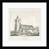 Acton Trussell Church: pen and ink drawing, 1838 by Thomas Peploe Wood