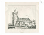 Acton Trussell Church: pen and ink drawing, 1838 by Thomas Peploe Wood
