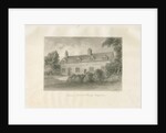Aldridge Grammar School: sepia drawing, 1847 by John Buckler