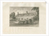 Aldridge Grammar School: sepia drawing, 1847 by John Buckler