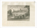 Aldridge Grammar School: sepia drawing, 1847 by John Buckler