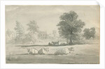 Aldridge - parsonage: pen and wash drawing by John Robert Fernyhough