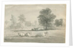 Aldridge - parsonage: pen and wash drawing by John Robert Fernyhough