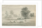 Aldridge - parsonage: pen and wash drawing by John Robert Fernyhough
