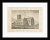Alrewas Church: sepia drawing, 1848 by John Buckler