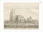 Alrewas Church: aquatint engraving, nd [?1848] by Francis Jukes